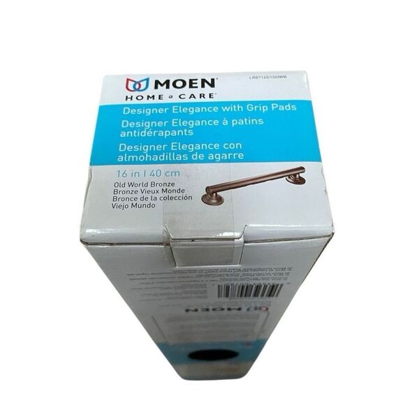 Moen Home Care 16 in (40 cm) Grab Bar Old World Bronze LR8716D1GOWB Stainless - Picture 7 of 7